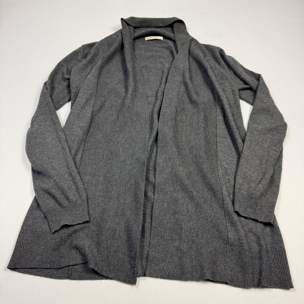 Marine Layer Sweater Womens‎ Small Gray Open Front Long Cardigan Lightweight